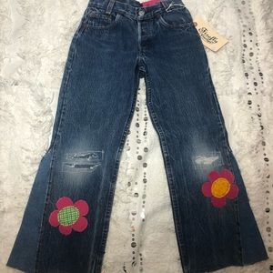 Kids Levi’s firefly vintage flower jeans size 8